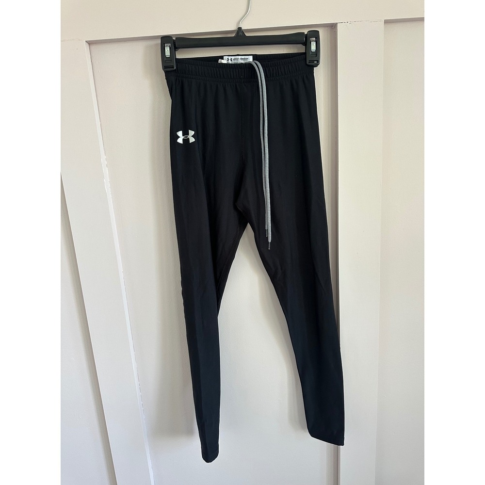 Under Armour ColdGear Leggings Womens Small Black Compression‎ Running Pants